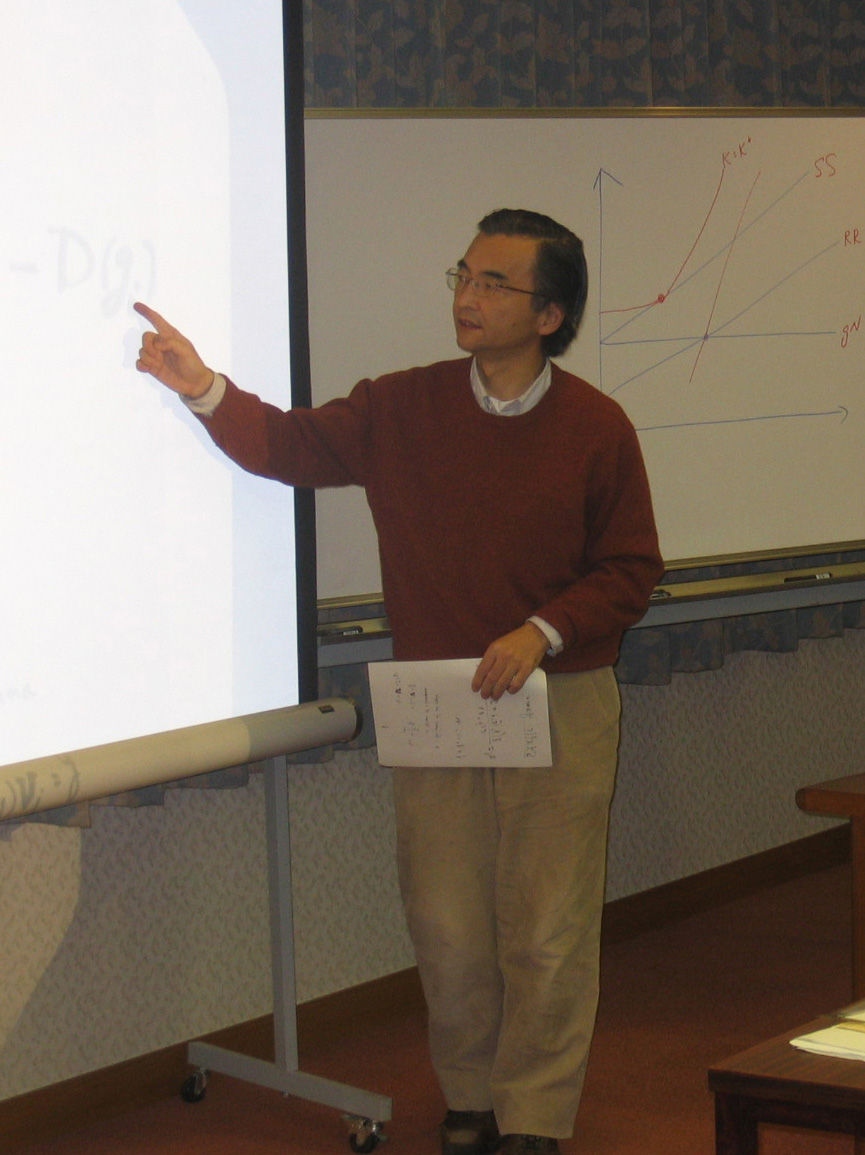 11/5/2004　at Kobe COE Conference on Economic Theory