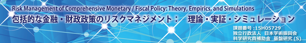 包括的な金融・財政政策のリスクマネジメント：理論・実証・シミュレーション